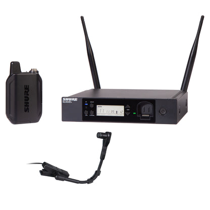 Shure GLXD14R+/B98 Dual Band Wireless Instrument Microphone System