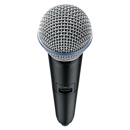 Shure GLXD2+/B58 Handheld Transmitter detail