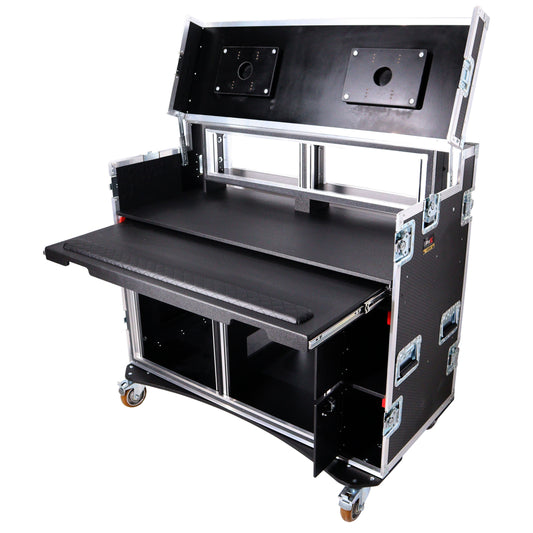137388_ProX-Mobile-AV-Broadcasting-Workstation-Case-Portable-Rack-Desk-_-2x4U-Top-+-2x12U-Bottom-_-Silver_Black_ALT01sqr