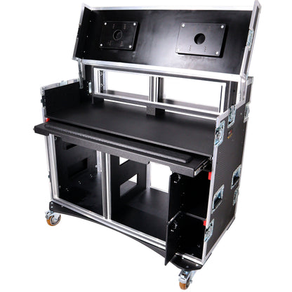 137388_ProX-Mobile-AV-Broadcasting-Workstation-Case-Portable-Rack-Desk-_-2x4U-Top-+-2x12U-Bottom-_-Silver_Black_ALT03sqr