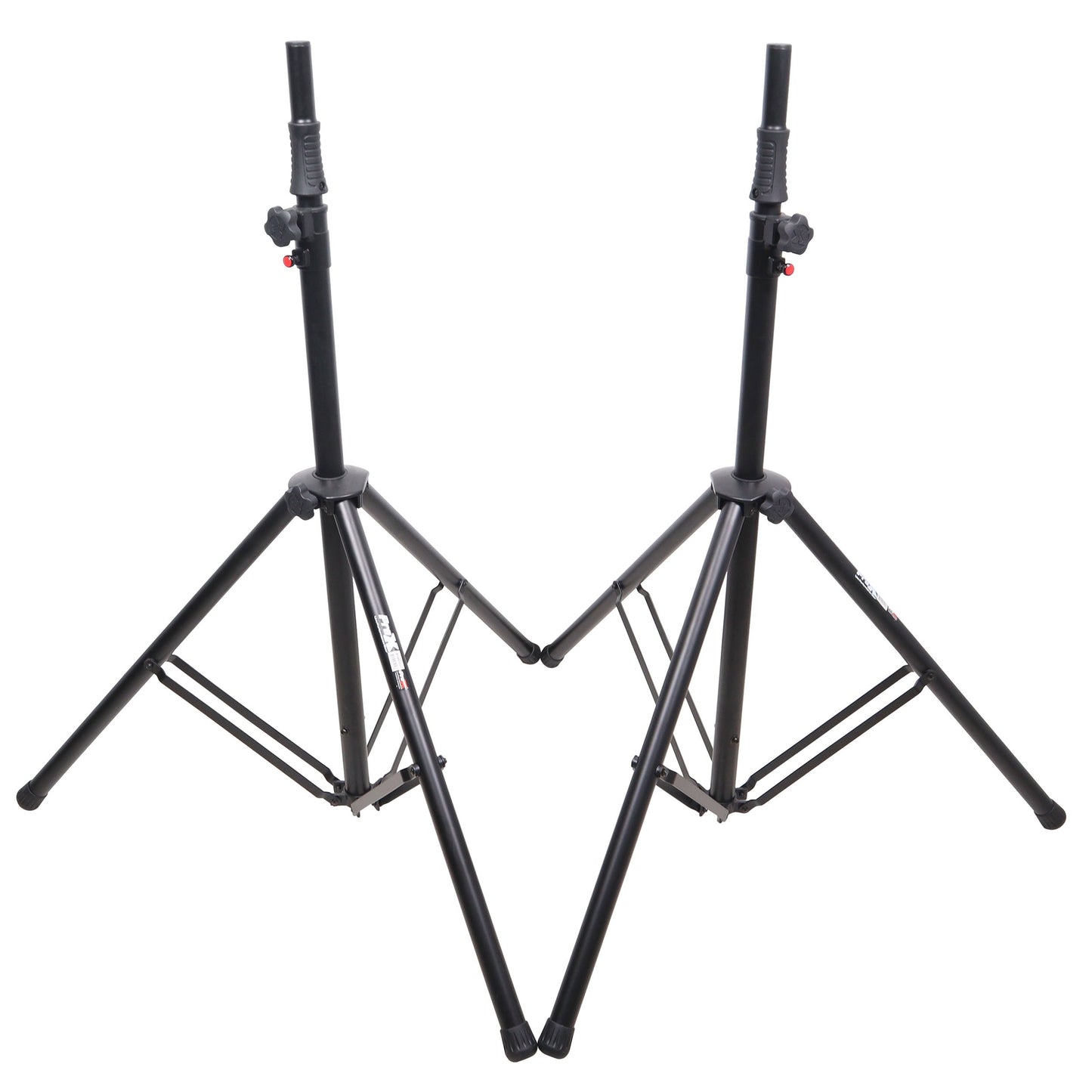 ProX Air-Powered Heavy Duty Speaker Tripod Stand | Set of 2 With Bag | 110 lb | 51"-76"