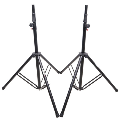 ProX Air-Powered Heavy Duty Speaker Tripod Stand | Set of 2 With Bag | 110 lb | 51"-76"