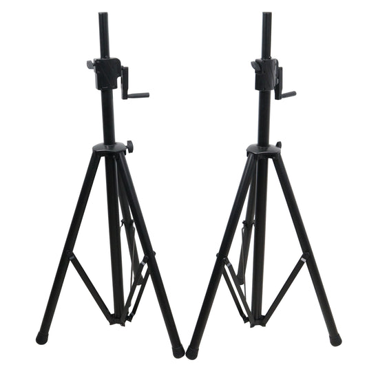 ProX T-SS21CX2PKG Twin Pack Telescoping Crank Speaker Stands With Bag