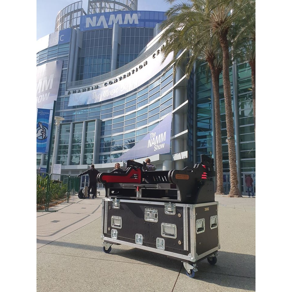 ProX Flip-Ready Hydraulic Console Case For Digital Audio Consoles | Midas Heritage D HD96-24 | Detachable