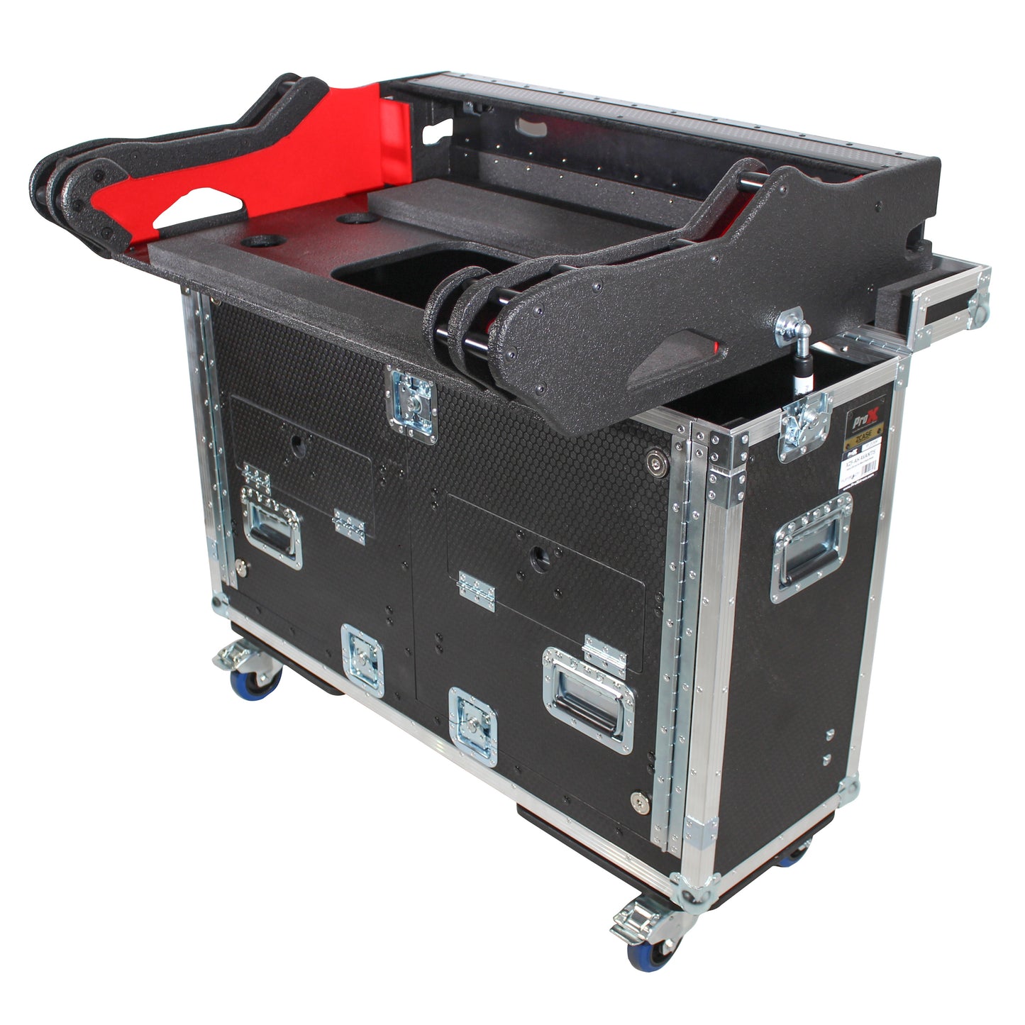 ProX Flip-Ready Hydraulic Console Case For Digital Audio Consoles | ChamSys MagicQ MQ250 | Fixed