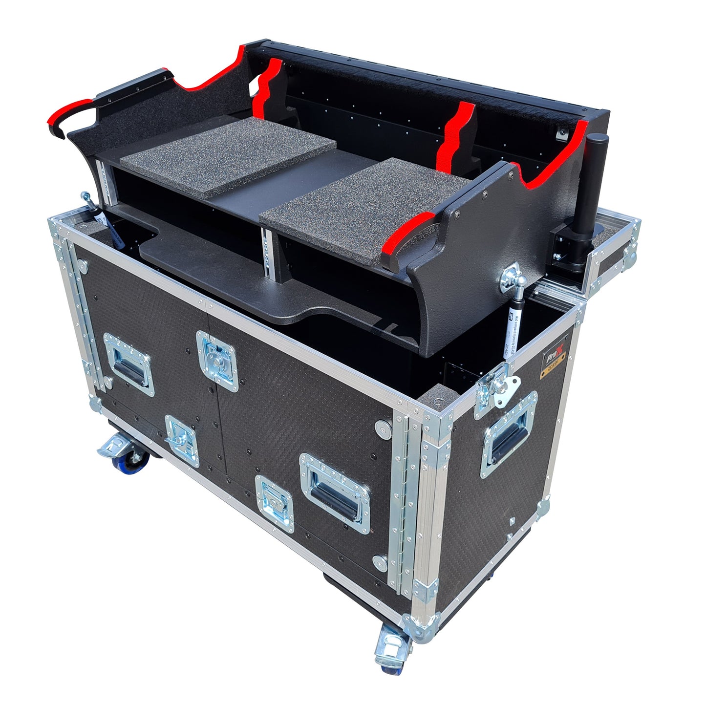 ProX Flip-Ready Hydraulic Console Case For Digital Audio Consoles | MA Lighting grandMA3 Compact XT | None | Fixed