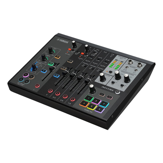 Yamaha AG08 8-Channel Live Streaming Mixer black