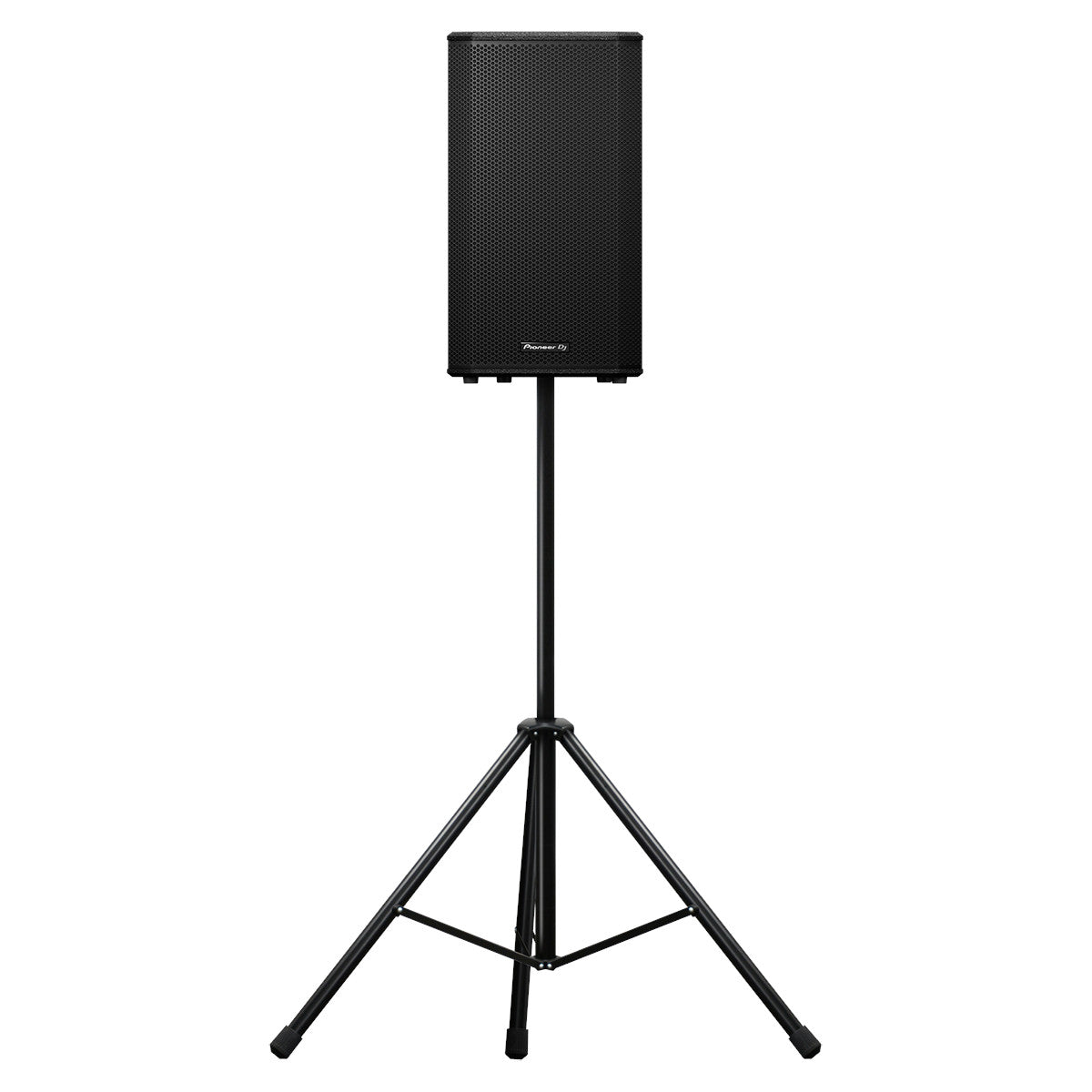 Pioneer XPRS122 12-Inch Powered Speaker tripod mounted