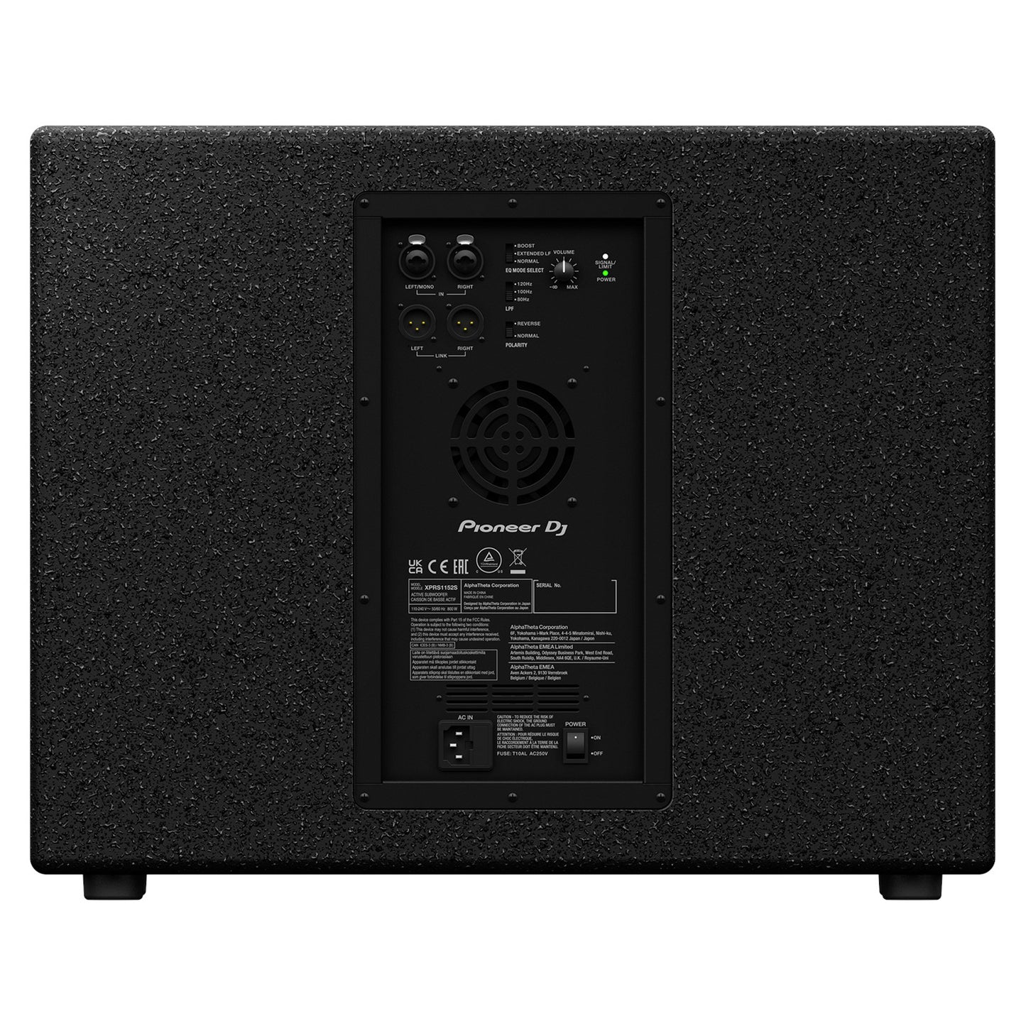 Pioneer XPRS1152S 15-Inch 4000W Powered Subwoofer back