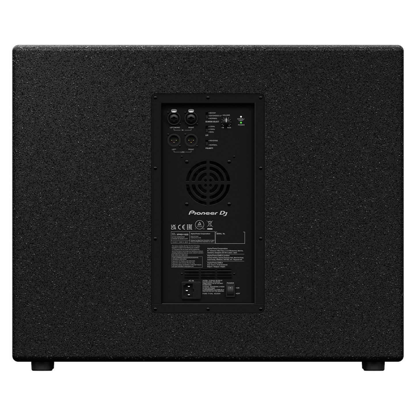 Pioneer XPRS1182S 18-Inch Powered Subwoofer back