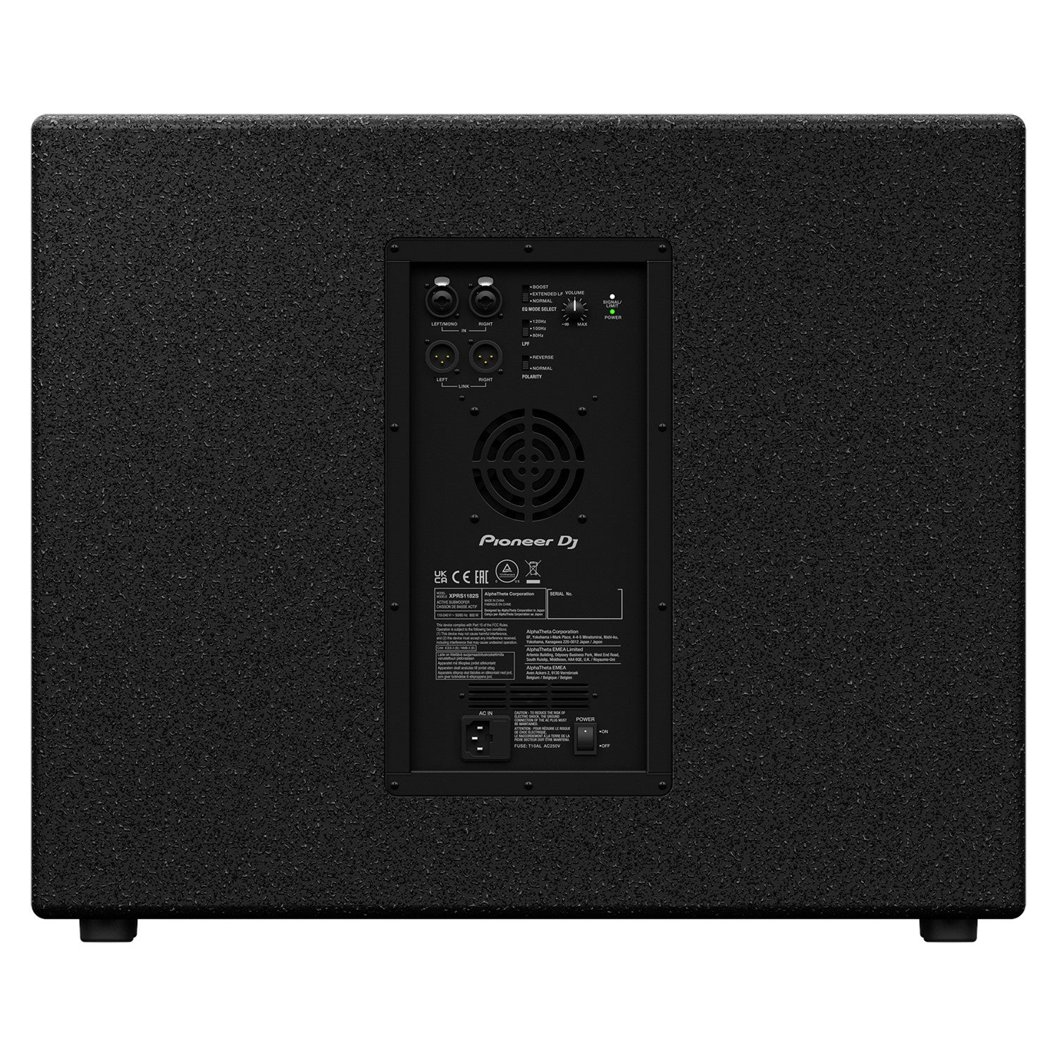 Pioneer XPRS1182S 18-Inch Powered Subwoofer back