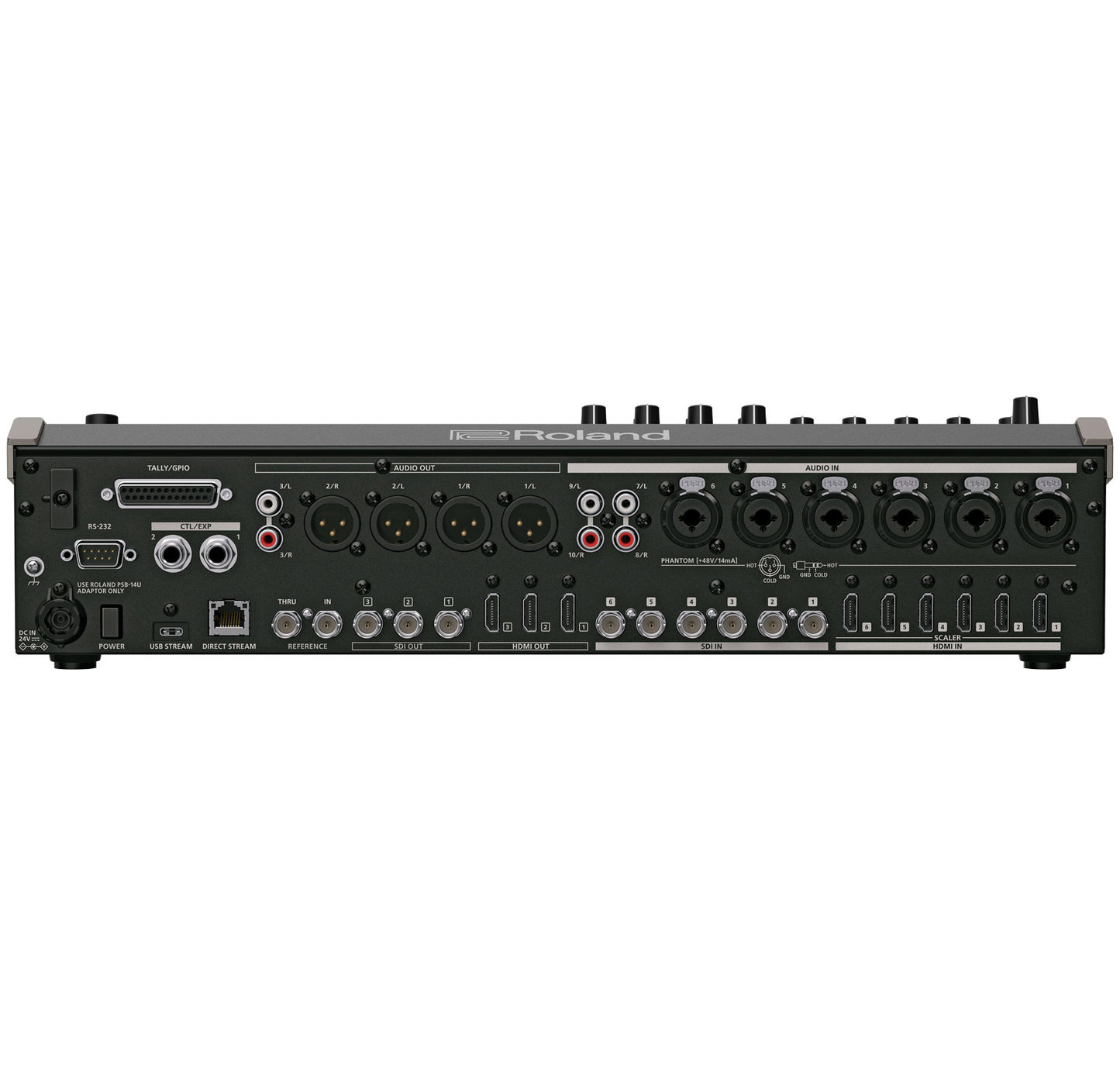 Roland VR-120HD Direct Streaming AV Mixer back