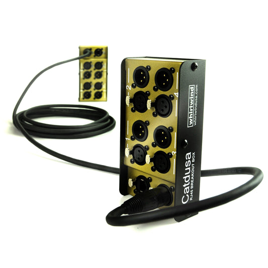 Whirlwind CATDUSA 4-Channel Cat5/Cat6 Analog Stage Box