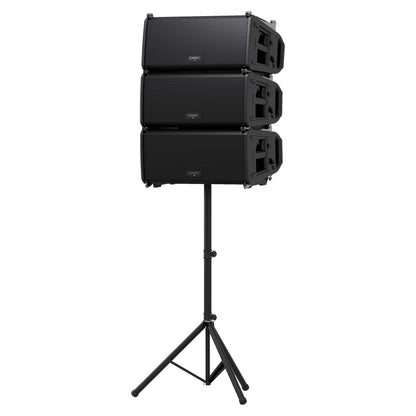QSC LA108 8-Inch Powered Line Array Speaker mounted 3