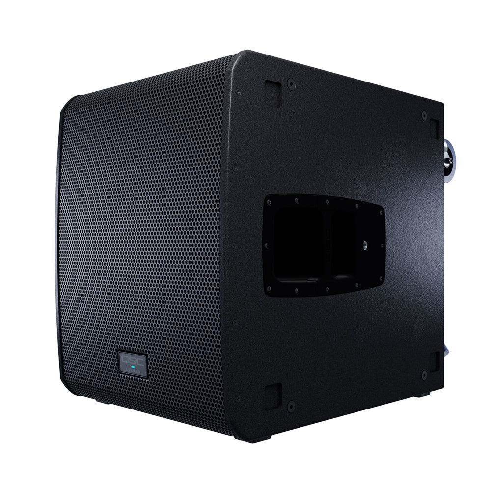 QSC LS118 18-in Direct Radiating Powered Subwoofer Angle