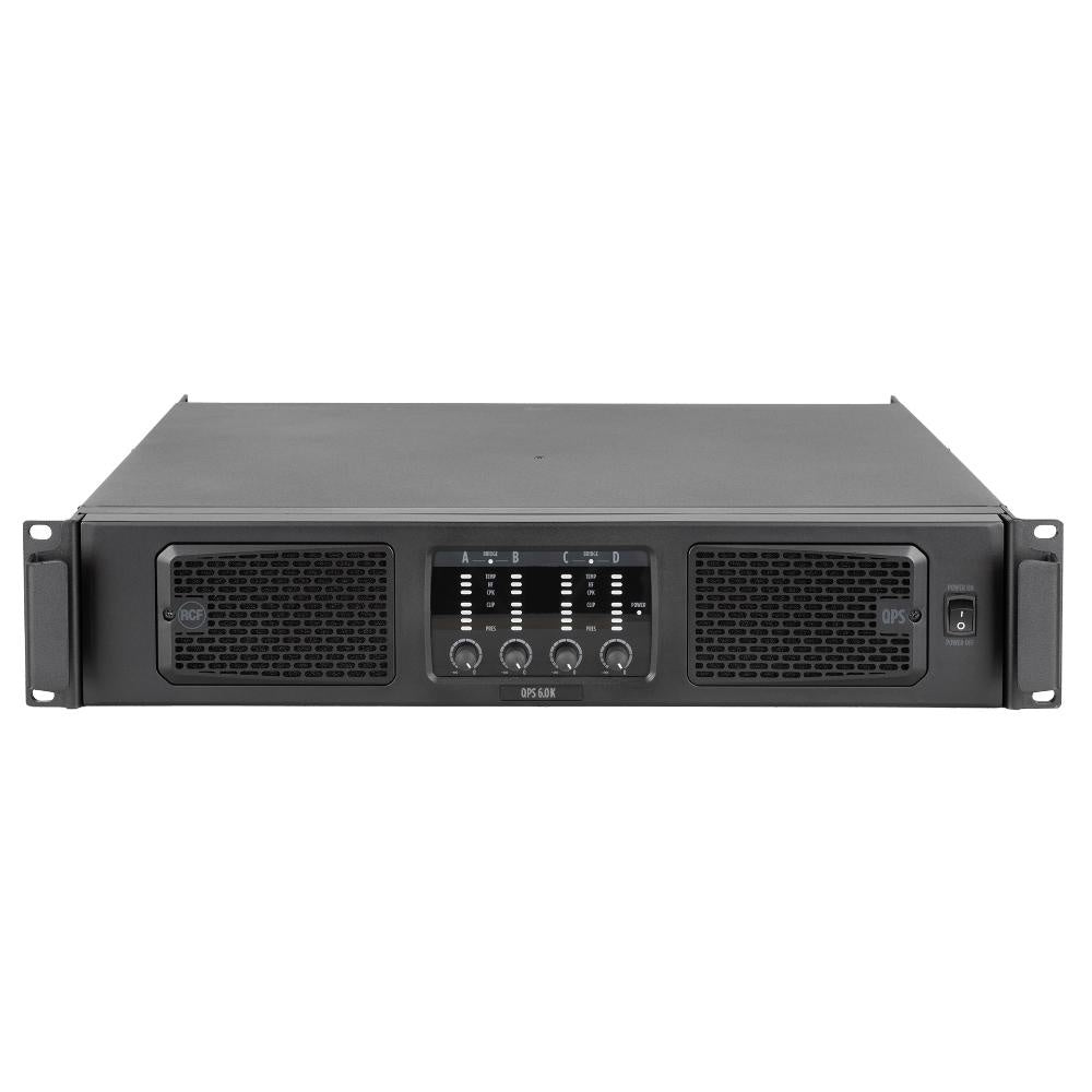 RCF QPS 6.0K Four Channel Professional Power Amplifier