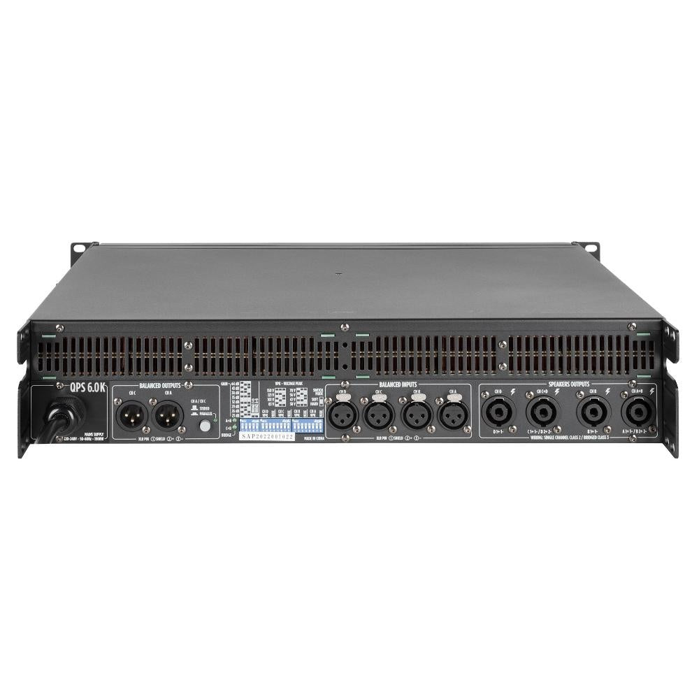RCF QPS 6.0K Four Channel Professional Power Amplifier
