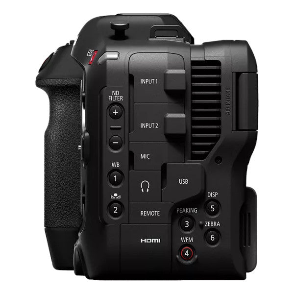 Canon EOS C70 Cinema Camera with 24-105 Lens profile panel