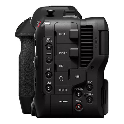 Canon EOS C70 Cinema Camera with 24-105 Lens profile panel