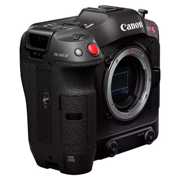 Canon EOS C70 Cinema Camera with 24-105 Lens right