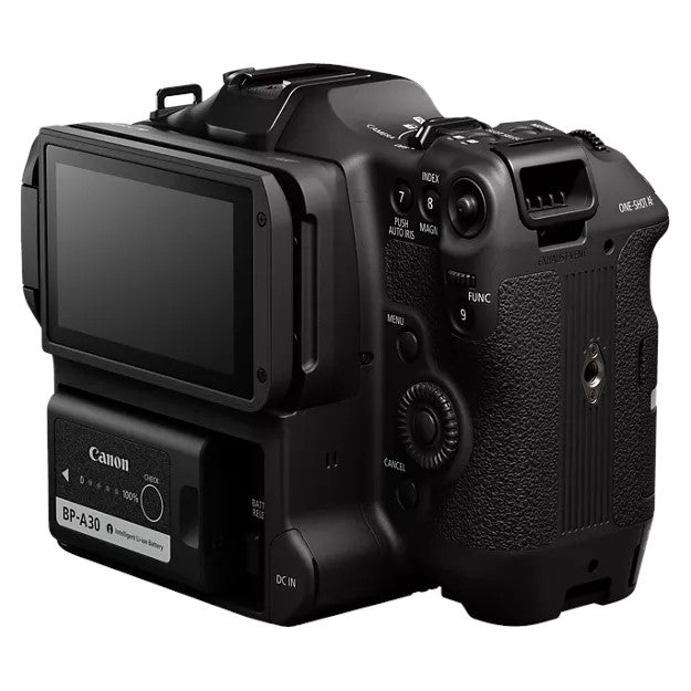 Canon EOS C70 Cinema Camera with 24-105 Lens side