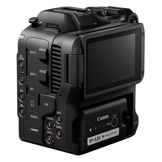 Canon EOS C70 Cinema Camera with 24-105 Lens back