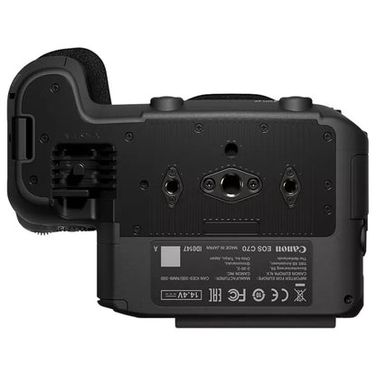 Canon EOS C70 Cinema Camera with 24-105 Lens top
