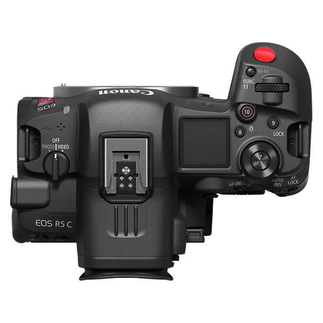 Canon EOS R5 C 8K Cinema Camera Body top