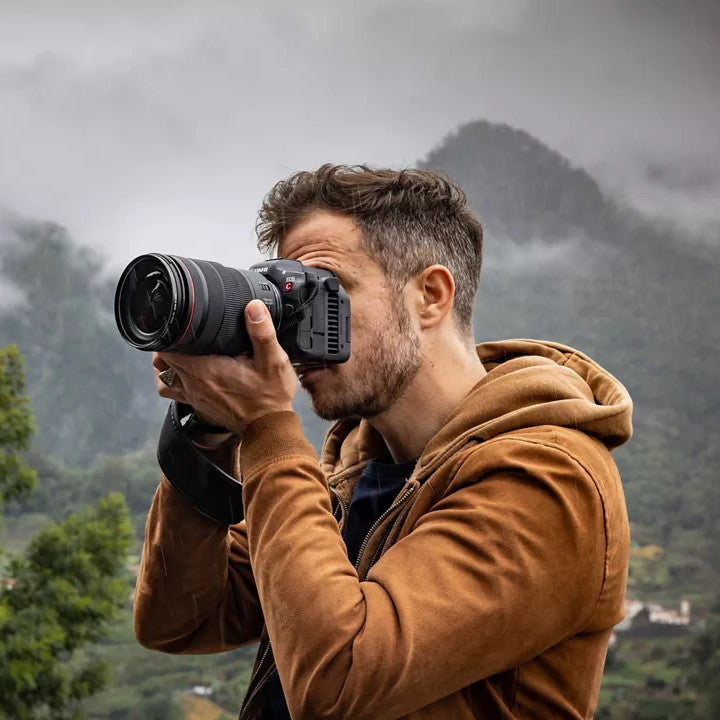 Canon EOS R5 C 8K Cinema Camera with 24-105 Lens lifestyle 1