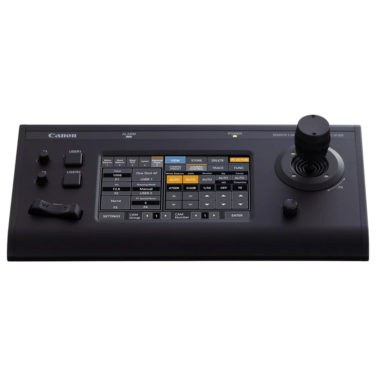 Canon RC-IP100 PTZ Joystick Controller front 2
