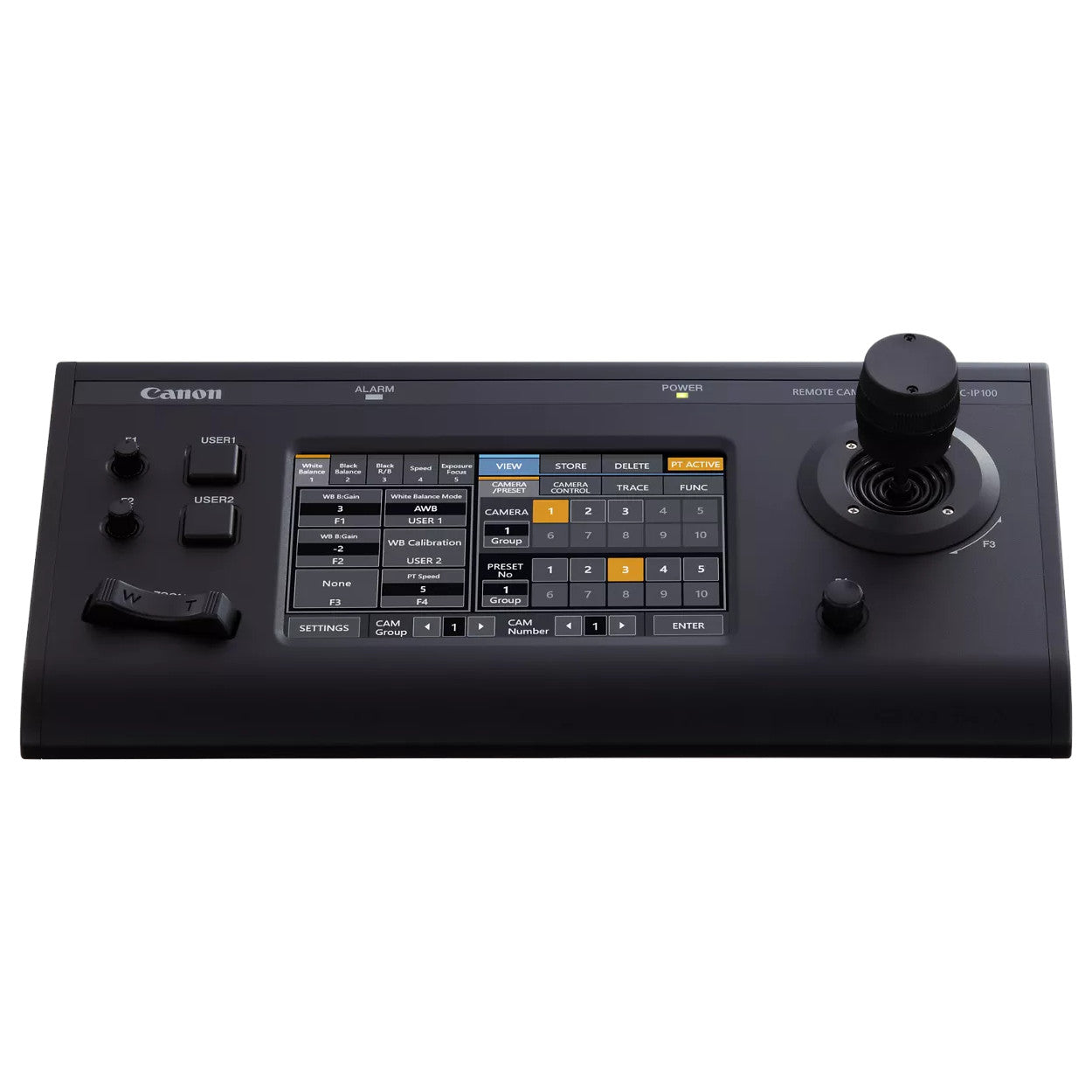Canon RC-IP100 PTZ Joystick Controller front 1