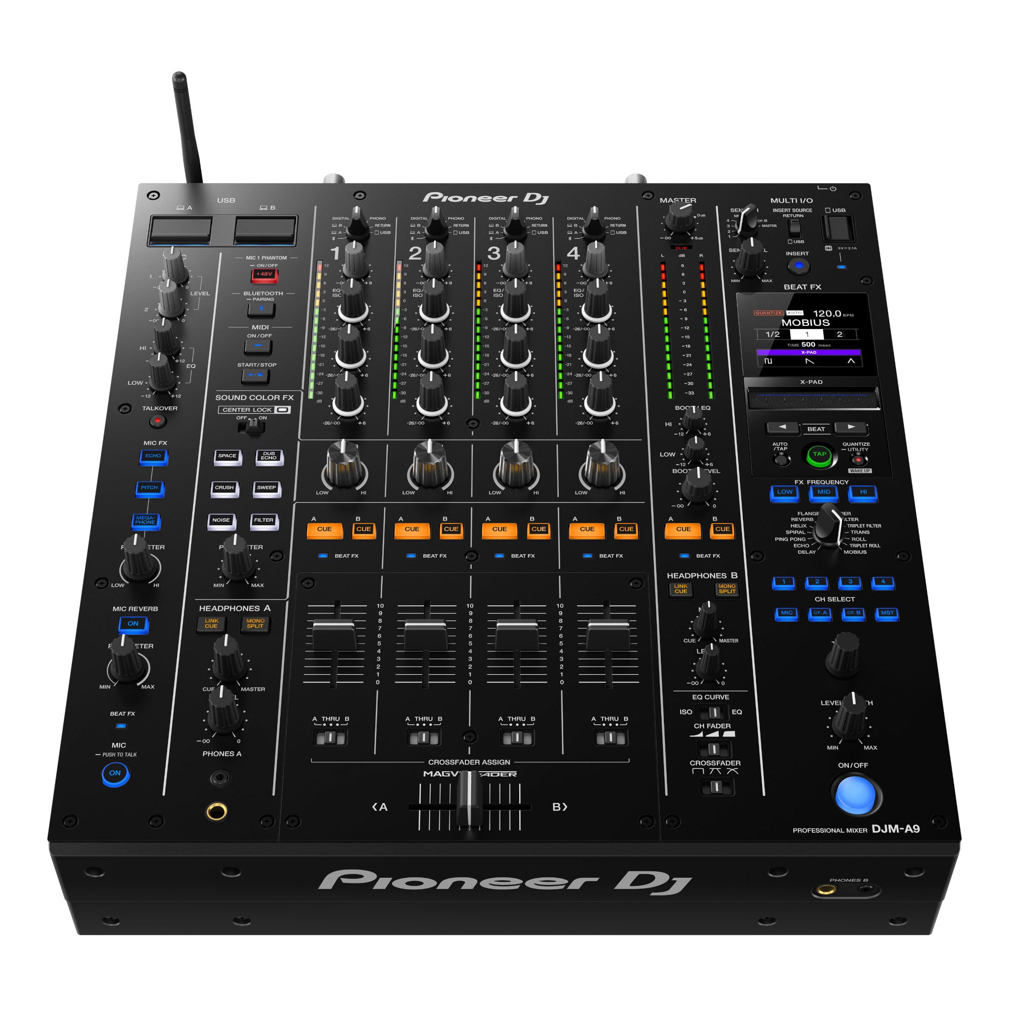 Pioneer DJ DJM-A9 4-Channel Professional DJ Mixer – SoundPro