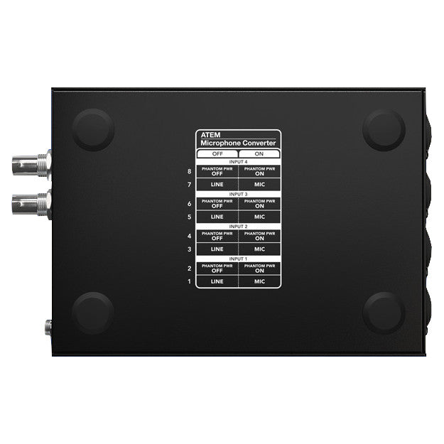 Blackmagic Design ATEM Microphone Converter back
