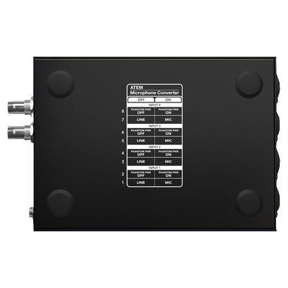 Blackmagic Design ATEM Microphone Converter back