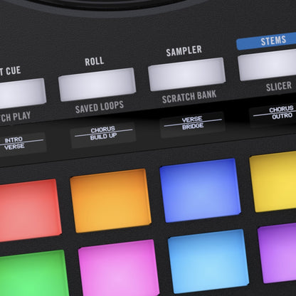 Rane FOUR 4-Channel Advanced STEMS DJ Controller lifestyle detail 1