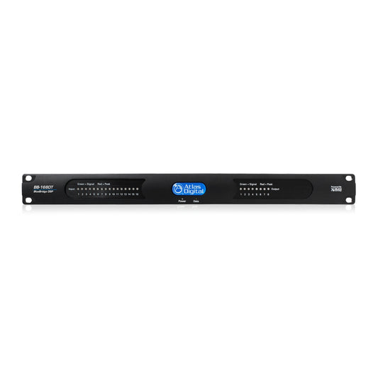 AtlasIED BB-168DT BlueBridge Networkable DSP Device | 16 Input x 8 Output | With Dante Support
