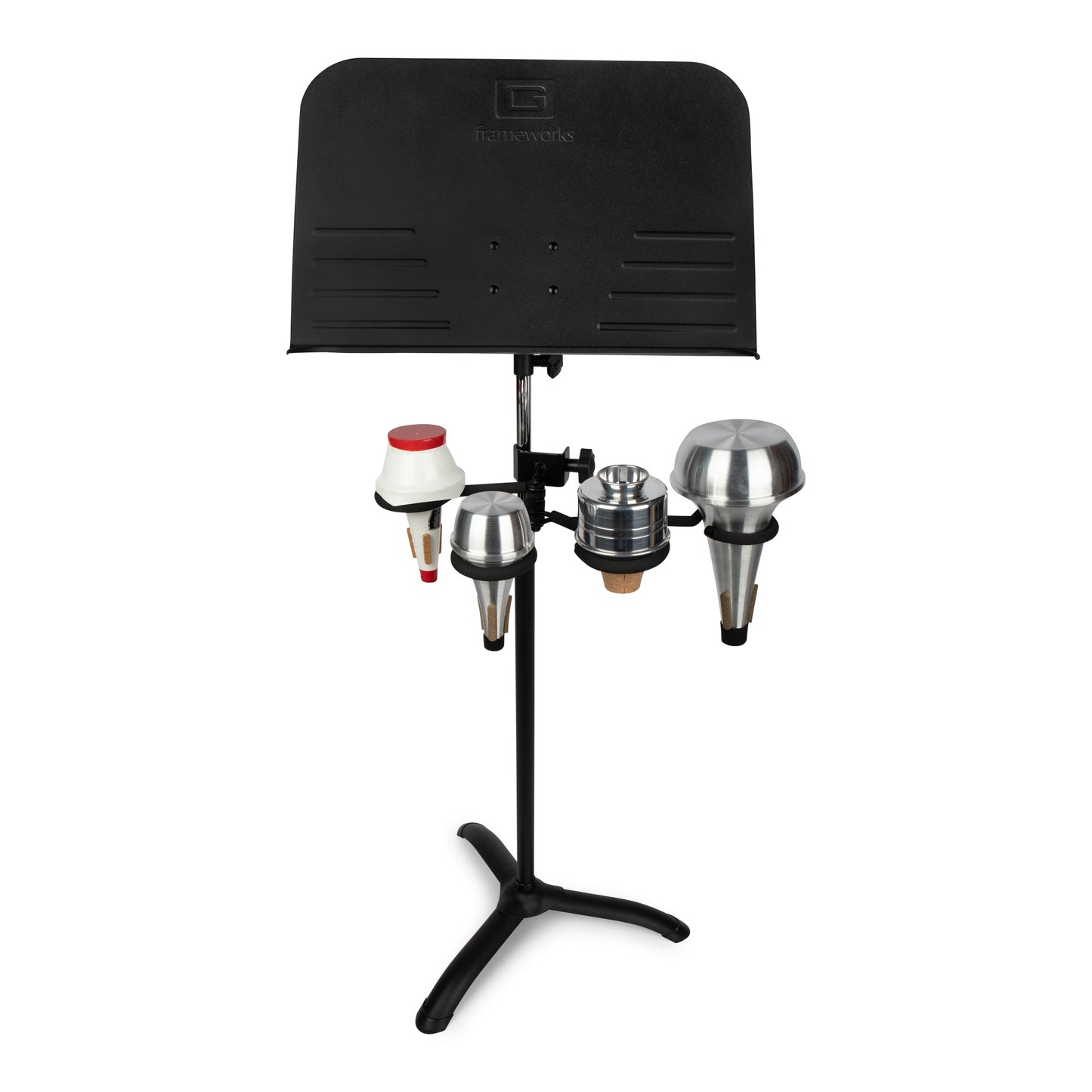Gator GFW-BNO-MUTEREST4 Stand-Clamping Rest For Four Mutes