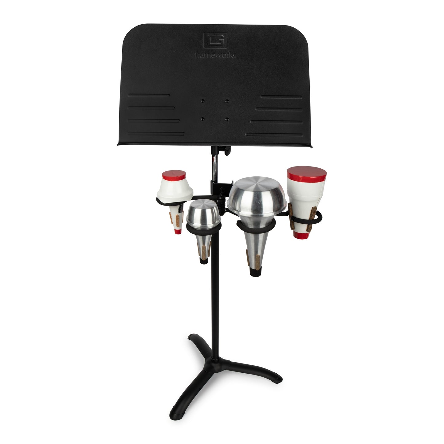 Gator GFW-BNO-MUTEREST4 Stand-Clamping Rest For Four Mutes