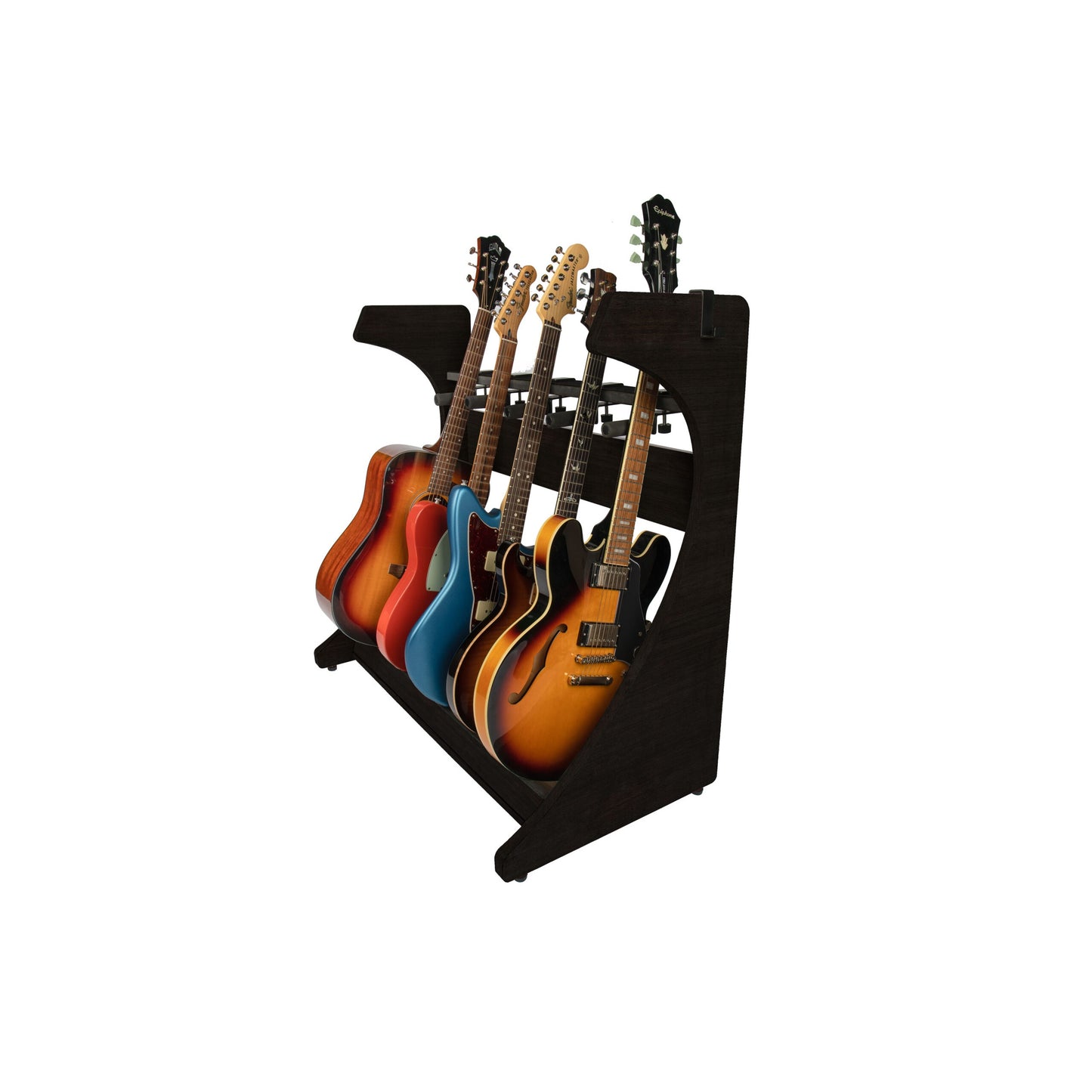 Gator GFW-ELITEGTR5RK-BLK Elite Five Electric/Acoustic Guitar Rack | Black