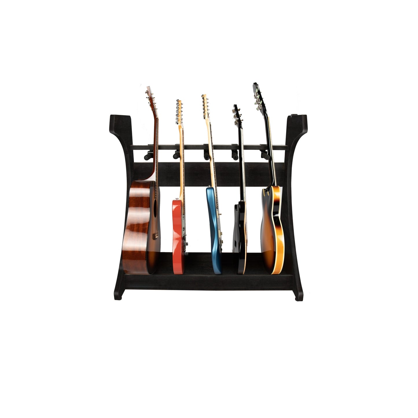Gator GFW-ELITEGTR5RK-BLK Elite Five Electric/Acoustic Guitar Rack | Black