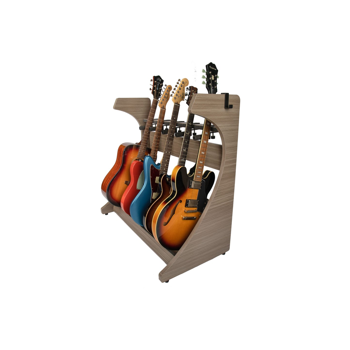 Gator GFW-ELITEGTR5RK-GRY Elite Five Electric/Acoustic Guitar Rack | Grey