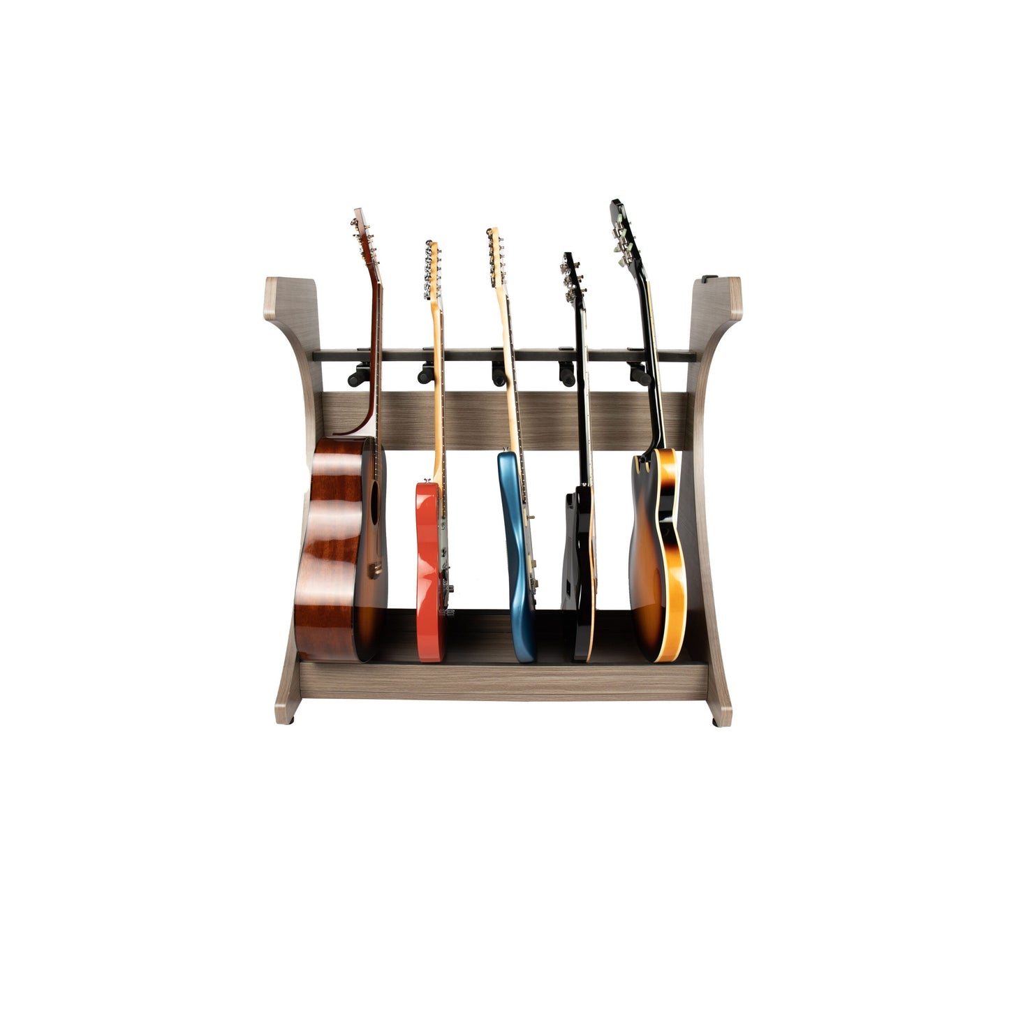 Gator GFW-ELITEGTR5RK-GRY Elite Five Electric/Acoustic Guitar Rack | Grey