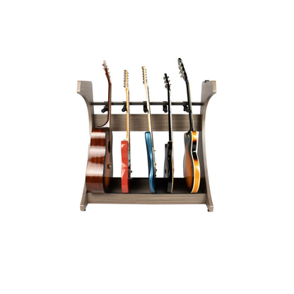 Gator GFW-ELITEGTR5RK-GRY Elite Five Electric/Acoustic Guitar Rack | Grey
