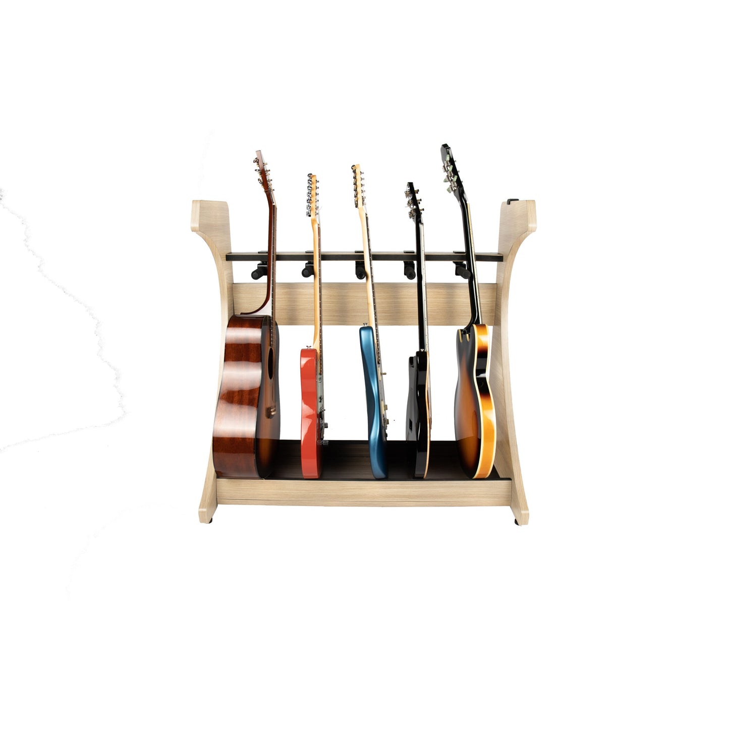 Gator GFW-ELITEGTR5RK-MPL Elite Five Electric/Acoustic Guitar Rack | Maple