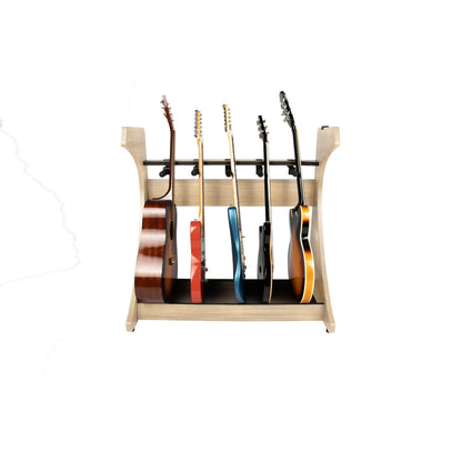 Gator GFW-ELITEGTR5RK-MPL Elite Five Electric/Acoustic Guitar Rack | Maple