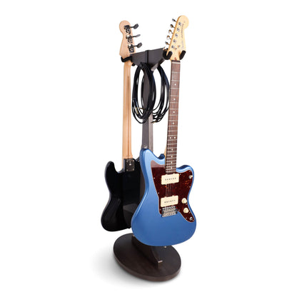 Gator GFW-ELITEGTRHNGSTD-2X-BRN Elite Dual Guitar Hanging Stand | Brown