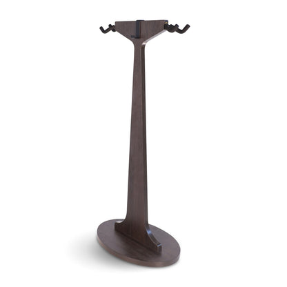 Gator GFW-ELITEGTRHNGSTD-2X-BRN Elite Dual Guitar Hanging Stand | Brown