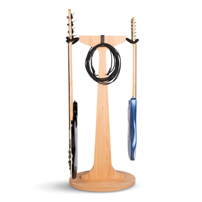 Gator GFW-ELITEGTRHNGSTD-2X-MPL Elite Dual Guitar Hanging Stand | Maple