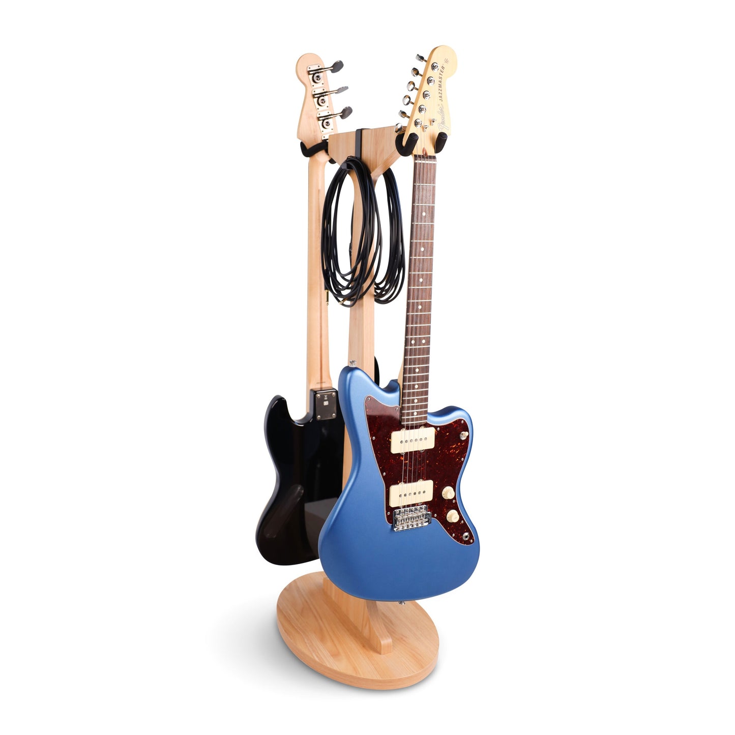 Gator GFW-ELITEGTRHNGSTD-2X-MPL Elite Dual Guitar Hanging Stand | Maple