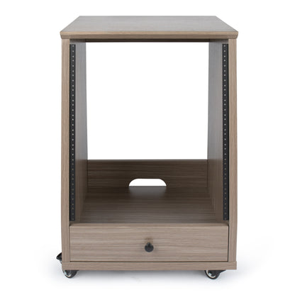 Gator GFW-ELITESTUDIORK12-GRY Frameworks Elite Angled 12U Studio Rack | Grey